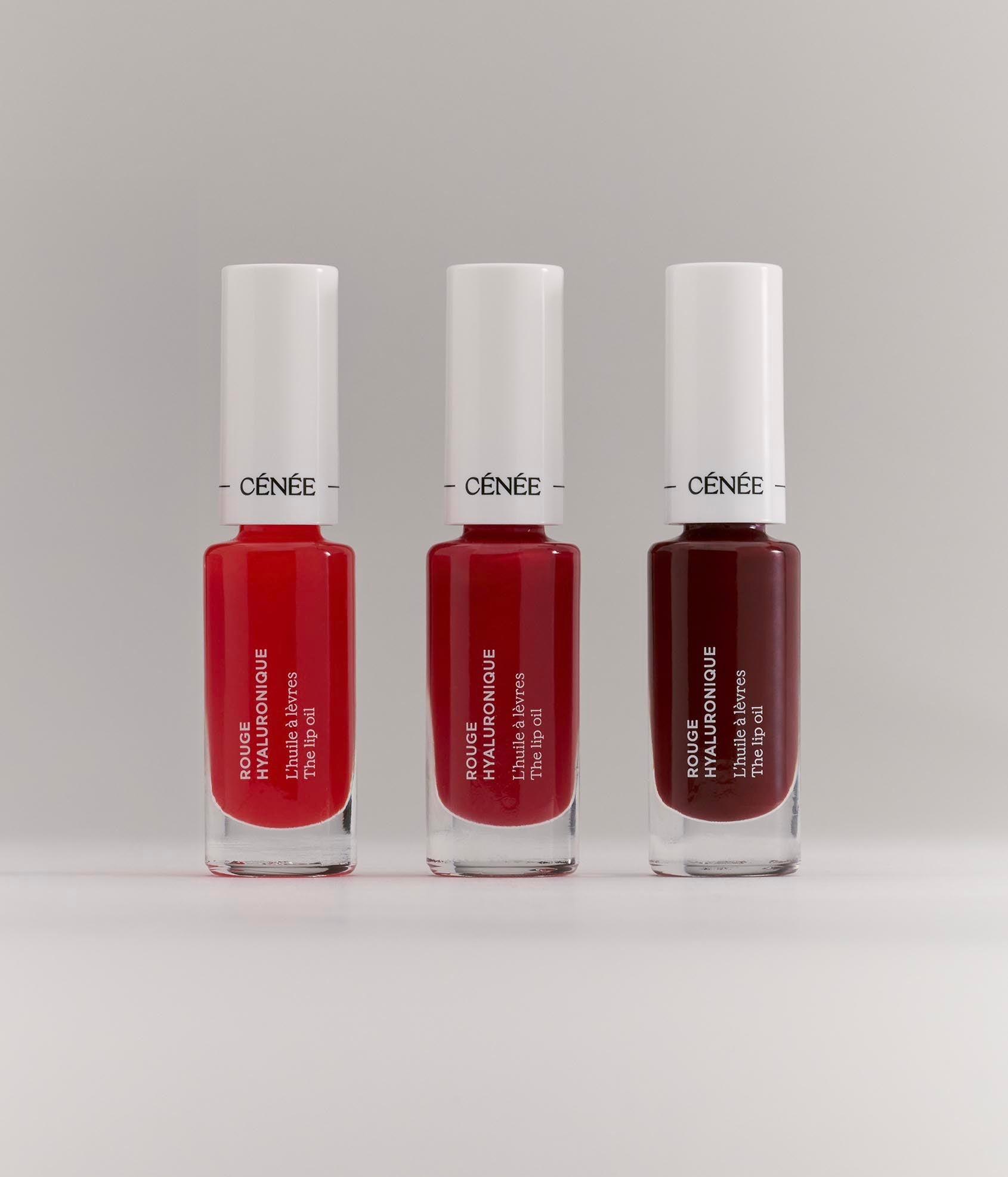 Les trois huiles à lèvres